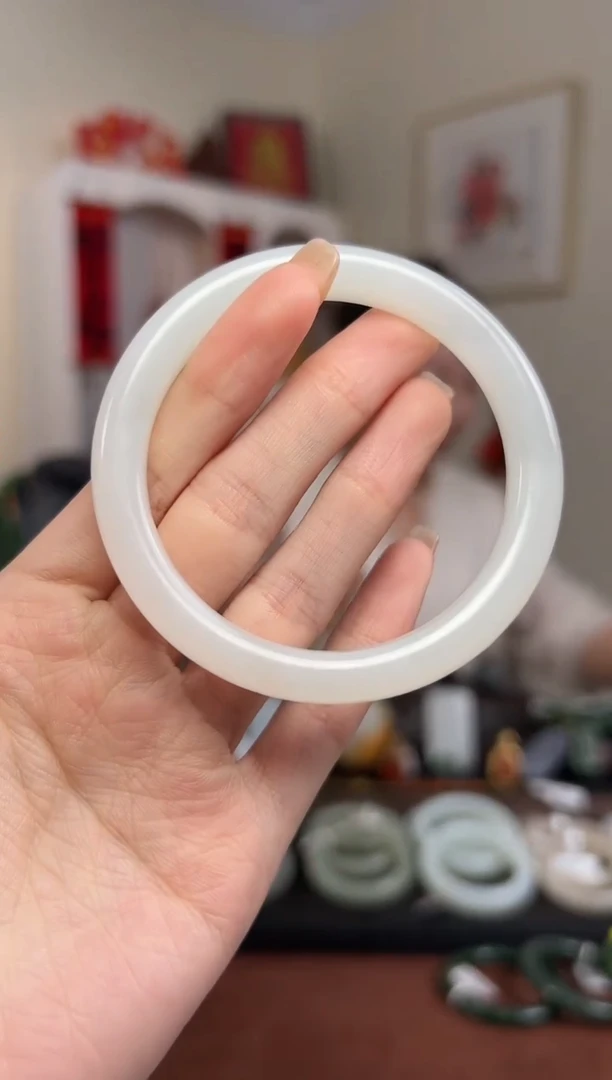 【闪购商品】和田玉S14-未镶嵌微水线55mm