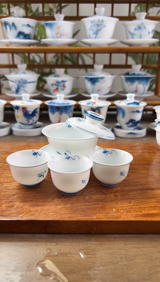 微瑕玉兰110ml三才+美人杯3个