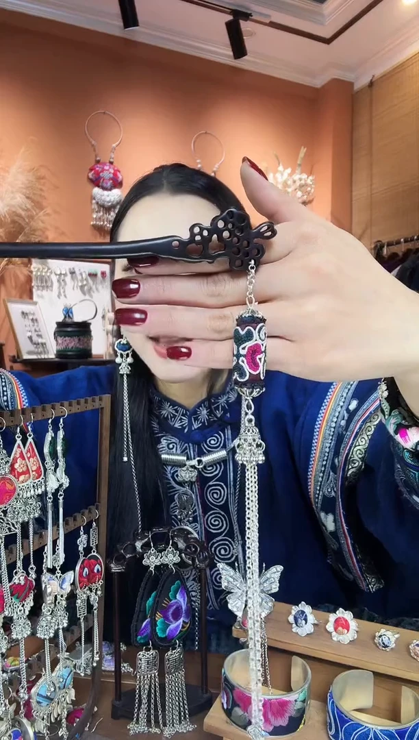 【闪购商品】刺绣纯手工民族风发簪