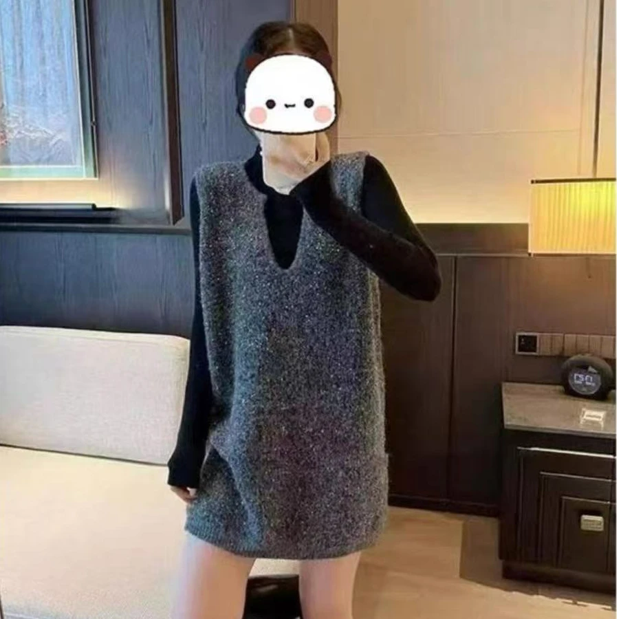 气质 高品质 显瘦 毛衣裙 两件套