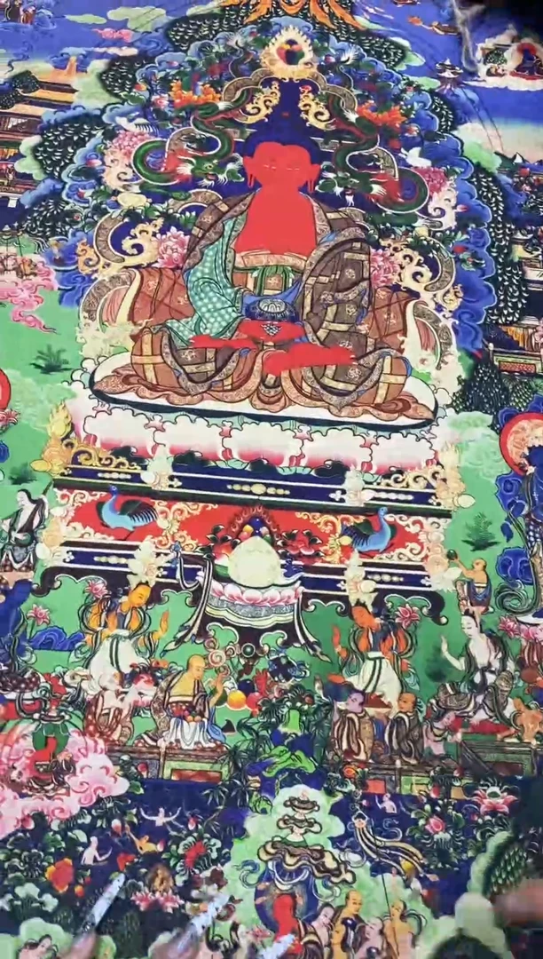 卷轴画精品挂饰 唐卡tk16048