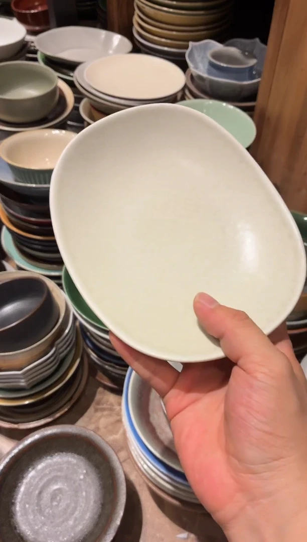 瓷片莉**！273 茶青元宝碟1个