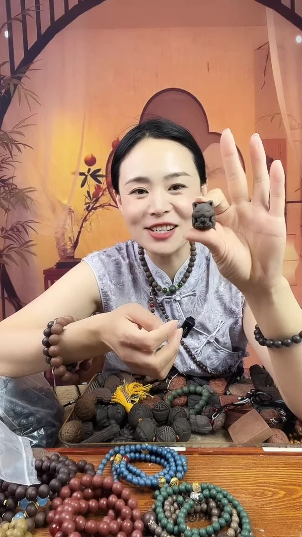 泥塑栀子香方小狐狸仔