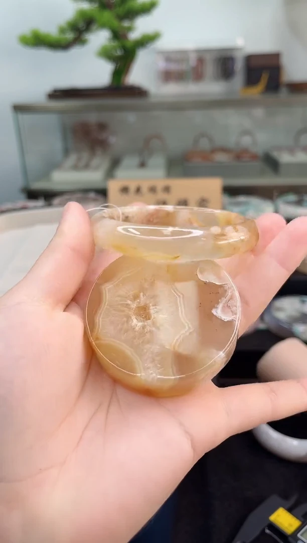 未镶嵌手镯石英质玉59圈口（赠品镯心）318218