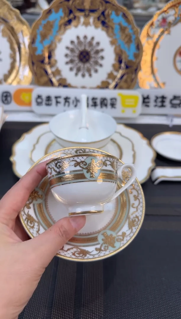 瓷片90毫升两杯两碟
