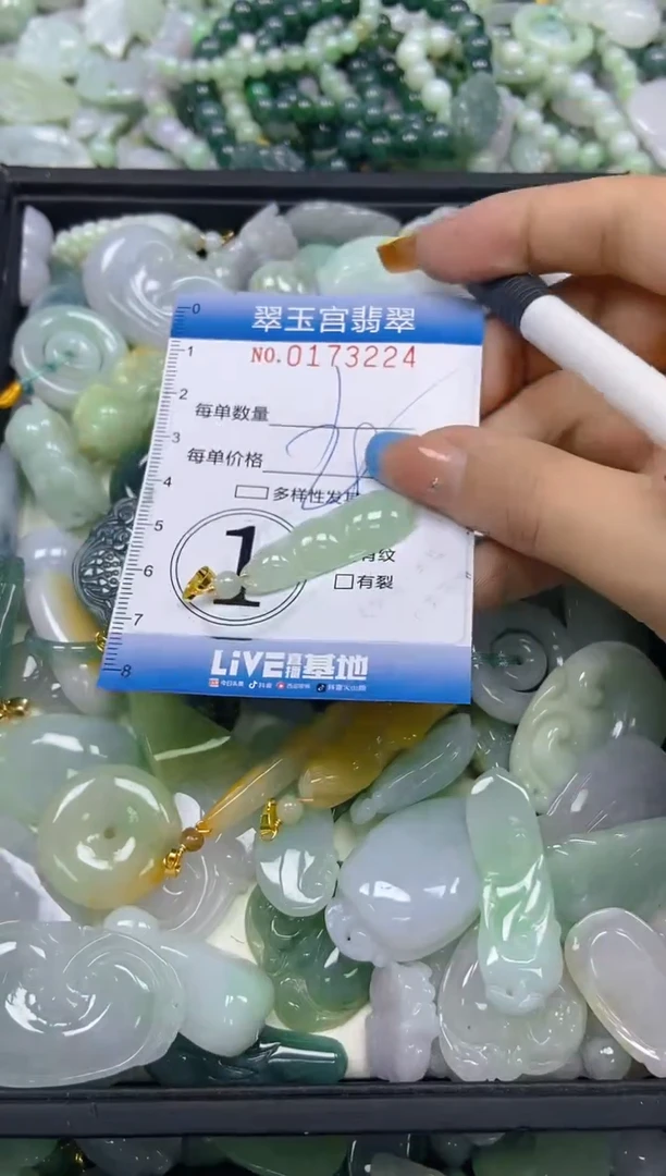 翡翠未镶嵌颈饰闪购0173224