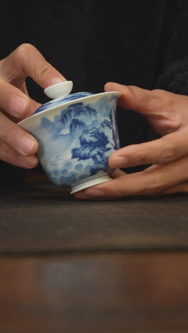 瓷片柴窑青花破价福利
