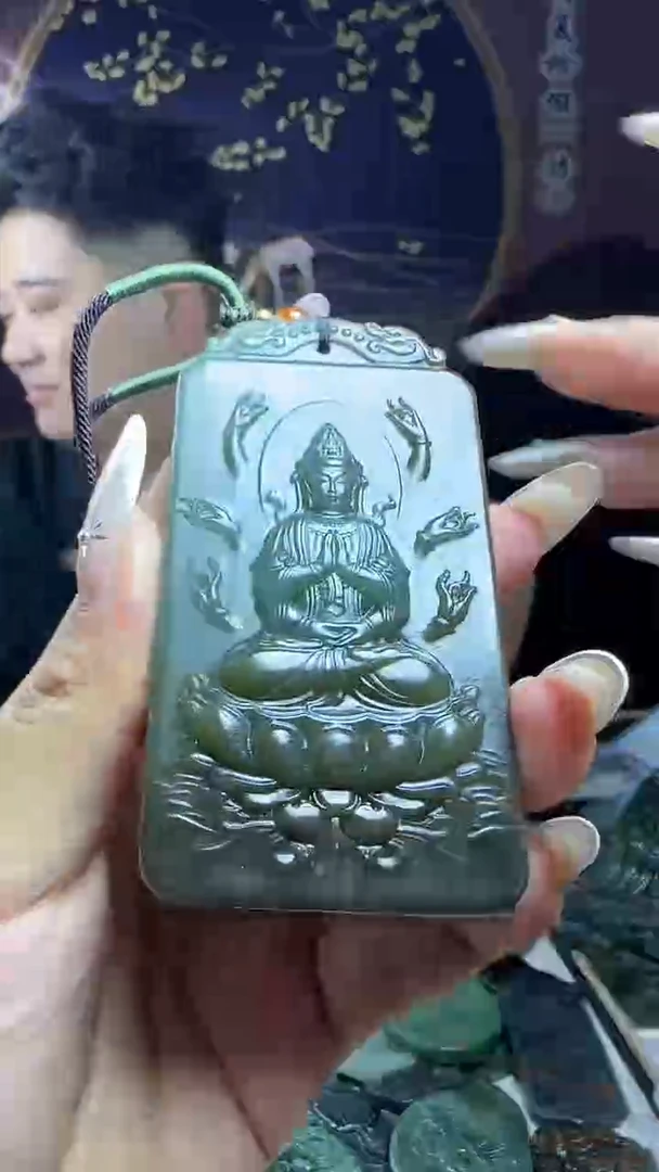 和田玉未镶嵌挂件和田玉买一发一