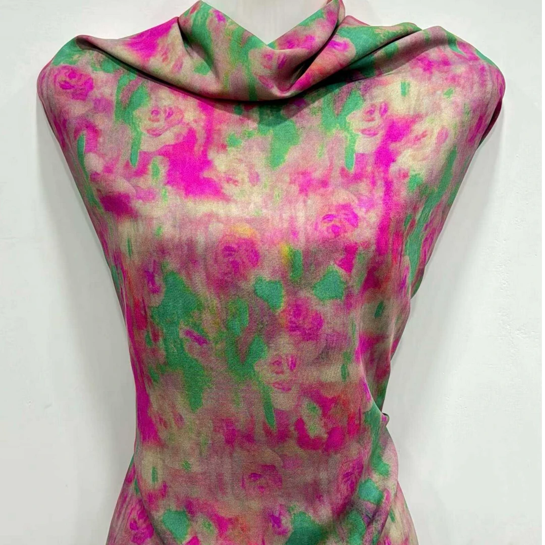 【小石】60支数码精品木棉布料朦胧粉黛（不支持7天无理由退换）