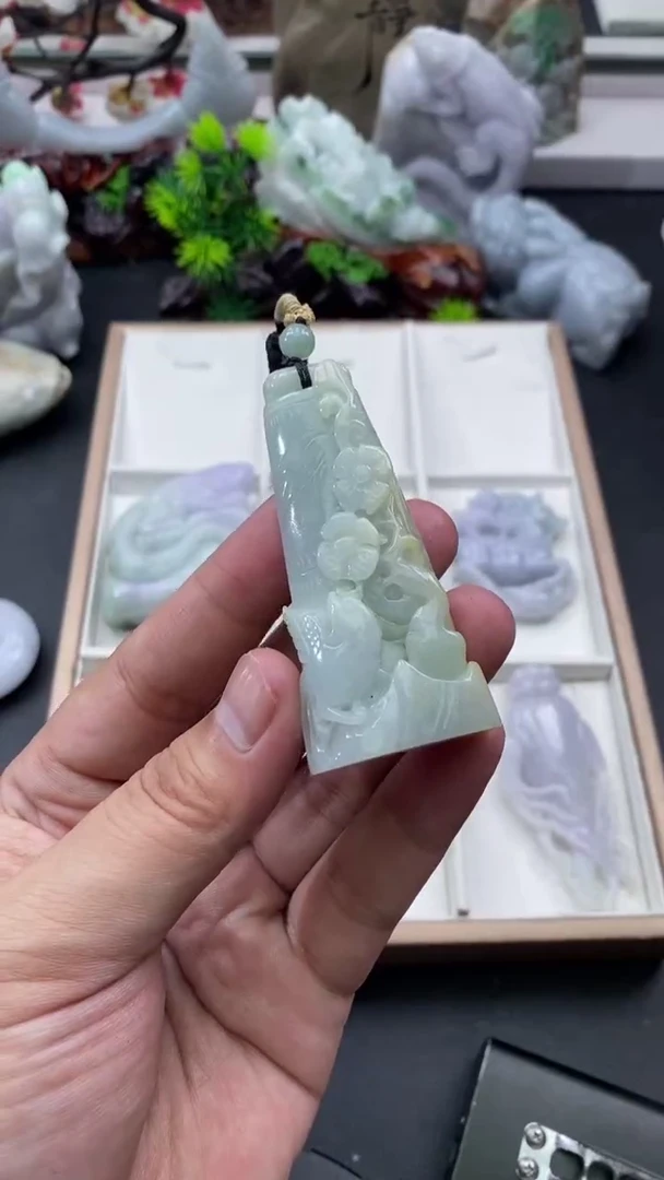 颈饰未镶嵌翡翠天然缅甸A货翡翠