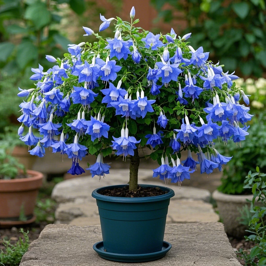 倒挂金钟宫灯绿植盆栽室内室内外花卉四季开花庭院耐寒好养灯笼花