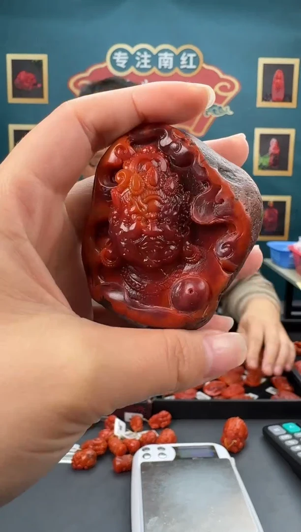 【闪购商品】南红玛瑙雕刻未镶嵌097ZB0214产品一个