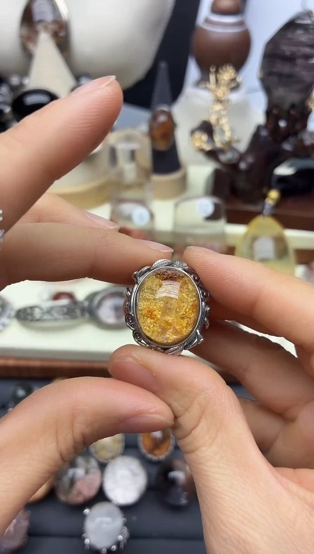 银S925镶嵌珠宝半成品水晶A****税水晶水晶