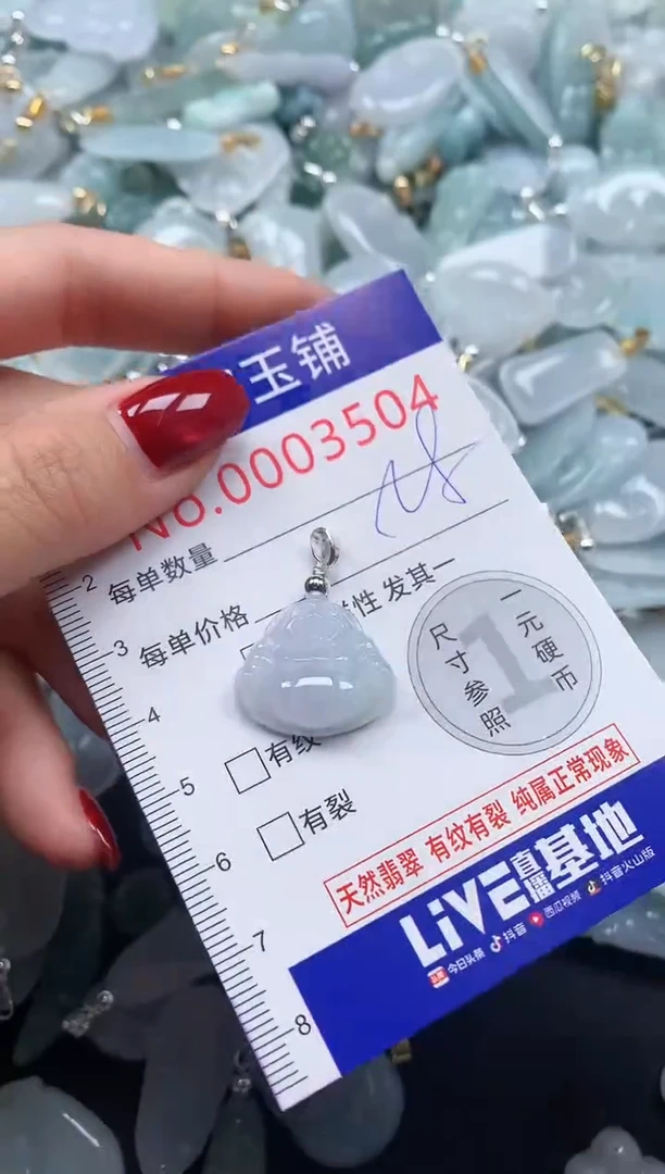 颈饰未镶嵌翡翠3504