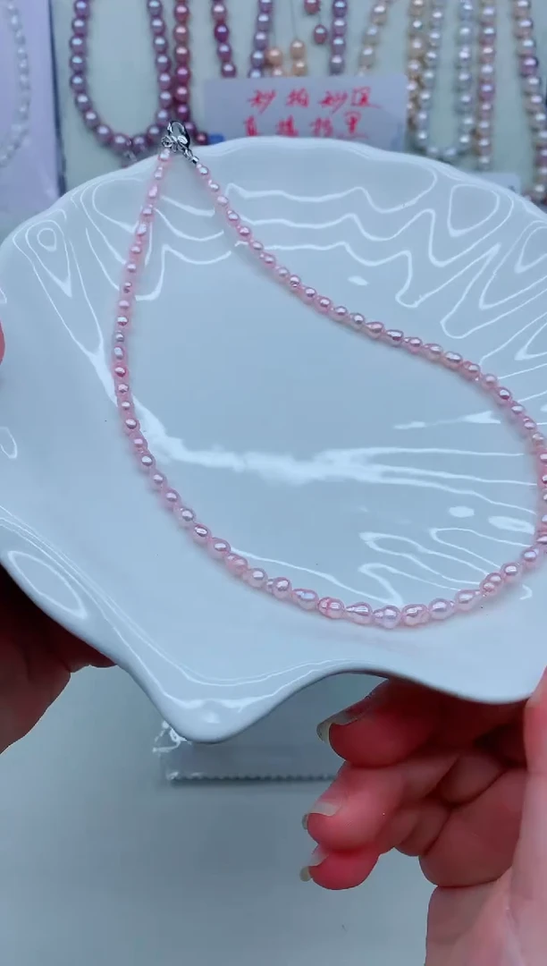 淡水珍珠未镶嵌颈饰淡水珍珠项链多样性发其一