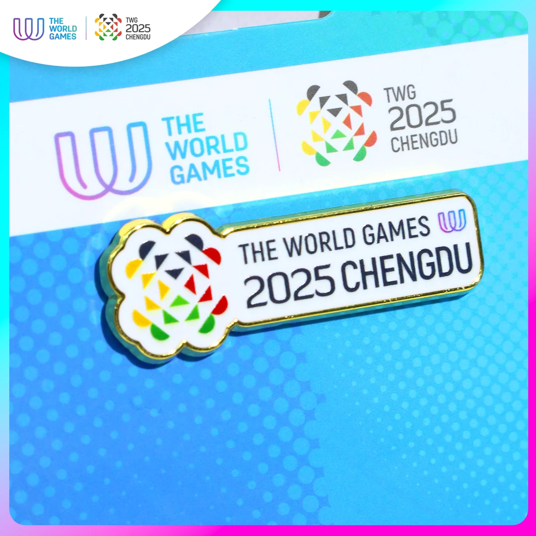2025成都世运会-官方横版会徽徽章【ZB】