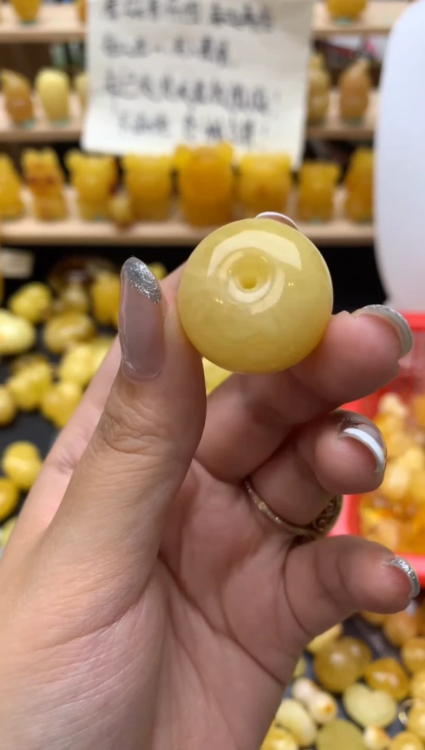 琥珀未镶嵌珠宝奇石098琥珀蜜蜡微瑕