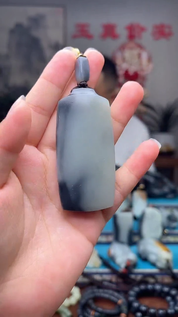 和田玉未镶嵌挂件1