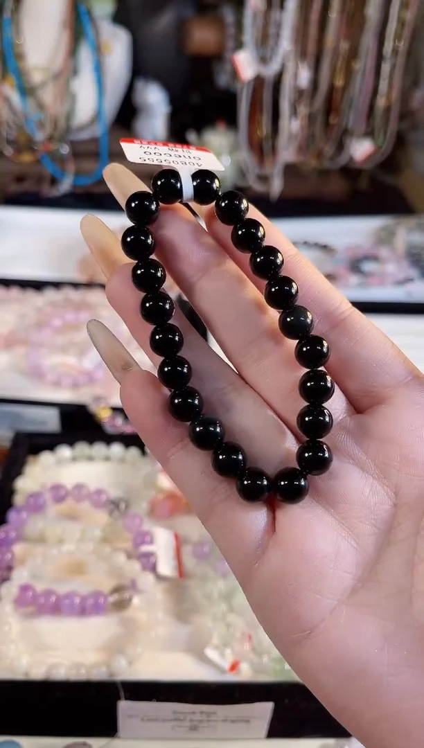 【闪购商品】黑曜岩手链未镶嵌多样性发货其一