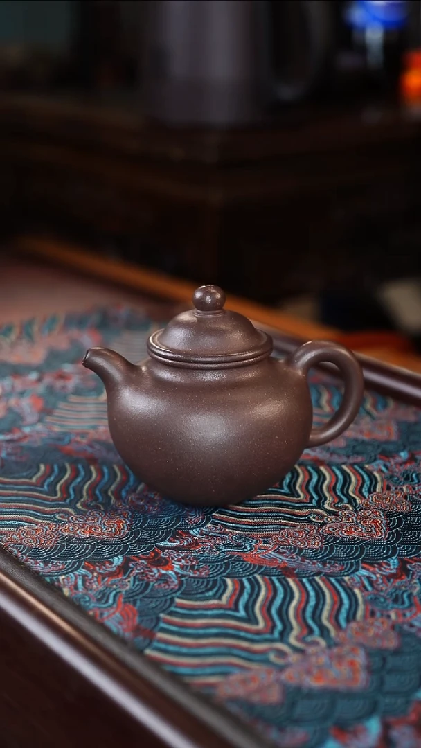 【闪购商品】茶壶紫砂掇球 大水潭紫泥