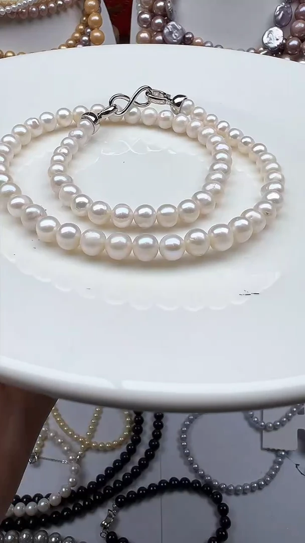 淡水珍珠未镶嵌颈饰1