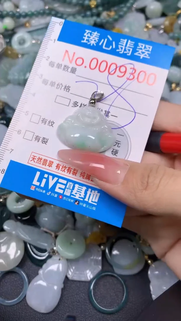 【闪购商品】翡翠颈饰未镶嵌含绳0009300