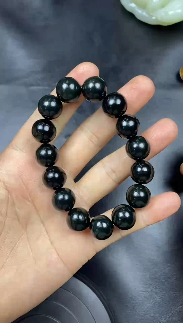 未镶嵌手串和田玉木**语和田玉手串2