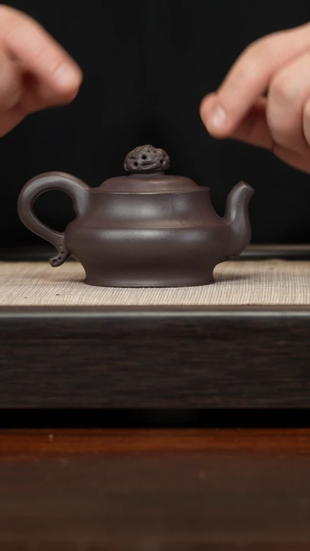 【闪购商品】紫砂茶壶四底乾坤150cc