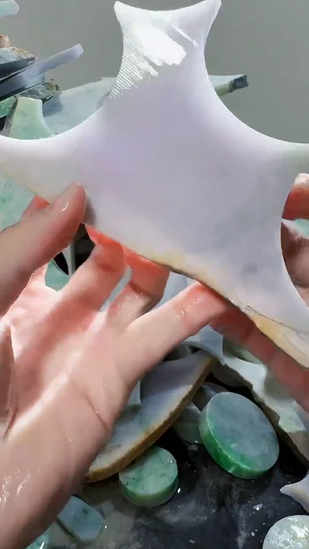 裸石翡翠缅甸翡翠A货文3926