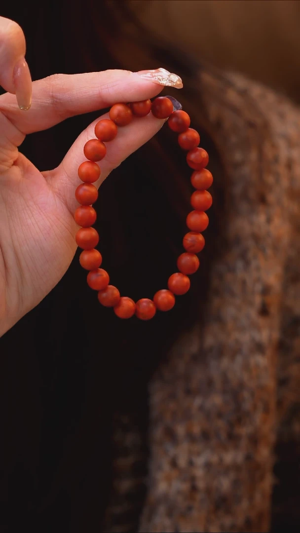 未镶嵌设计南红玛瑙妖孽