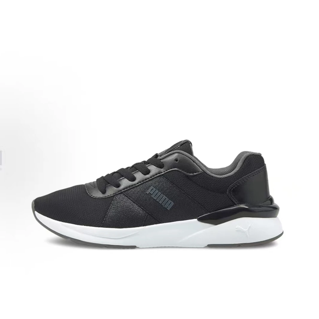 PUMA Rose 轻便舒适 织物 低帮跑步鞋 黑38011303