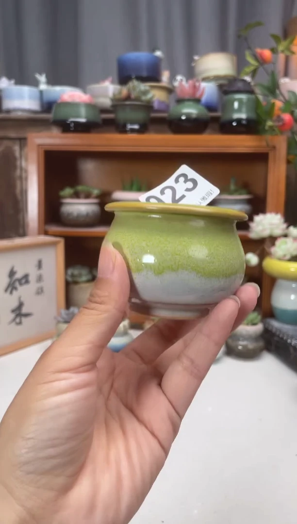 瓷片923知木小芳花盆