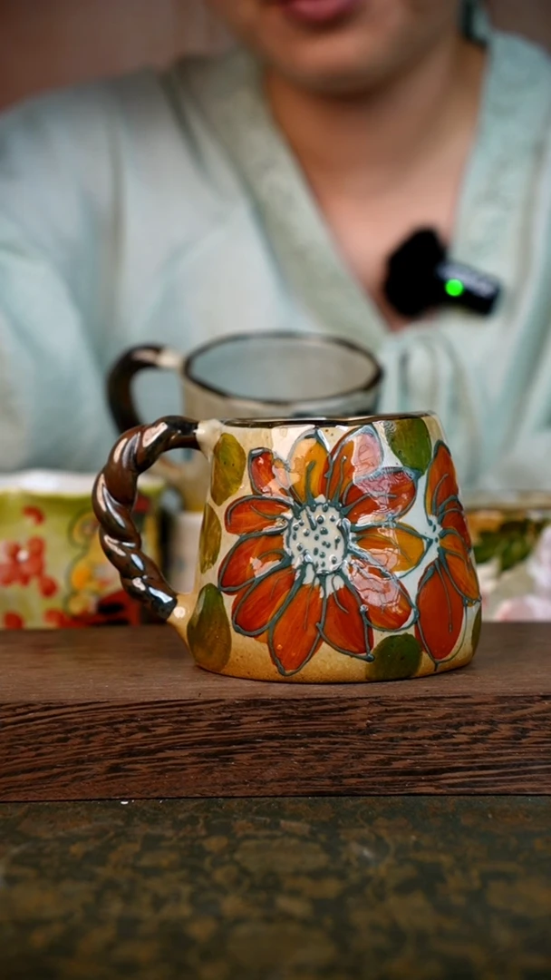 摆件泥垚手作 景德镇手工手绘器物