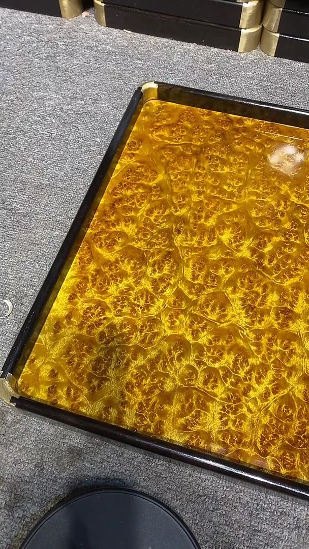 木木雕款爱****叔大茶盘一个