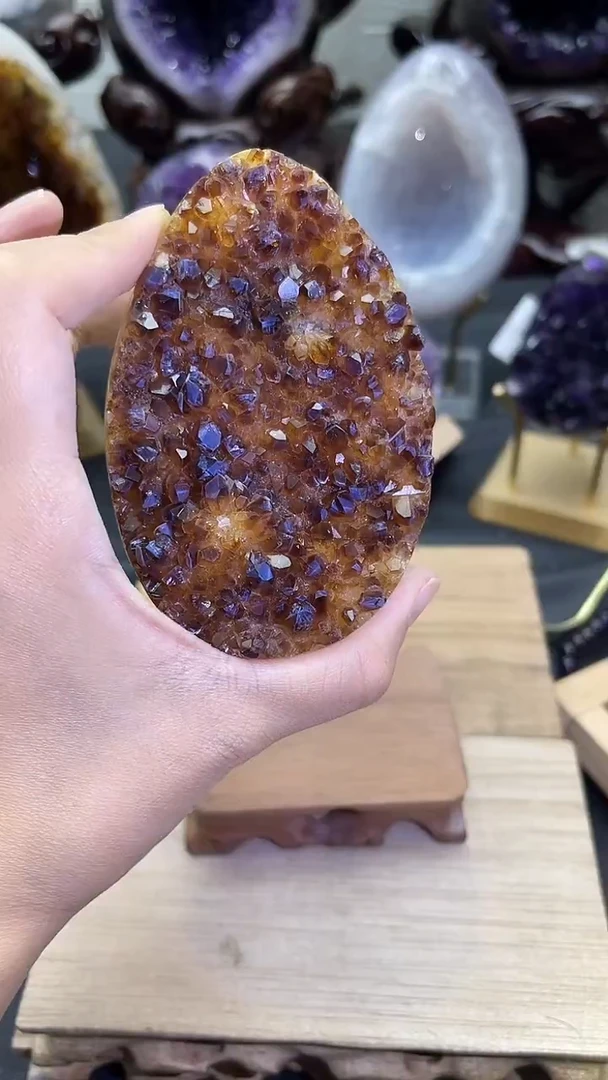 未镶嵌大型摆件（非配饰）紫晶179号龙蛋