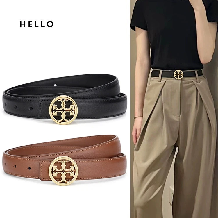 女士皮带夏季真皮百搭高档装饰腰带高级感轻奢风收腰黑色牛仔裤带