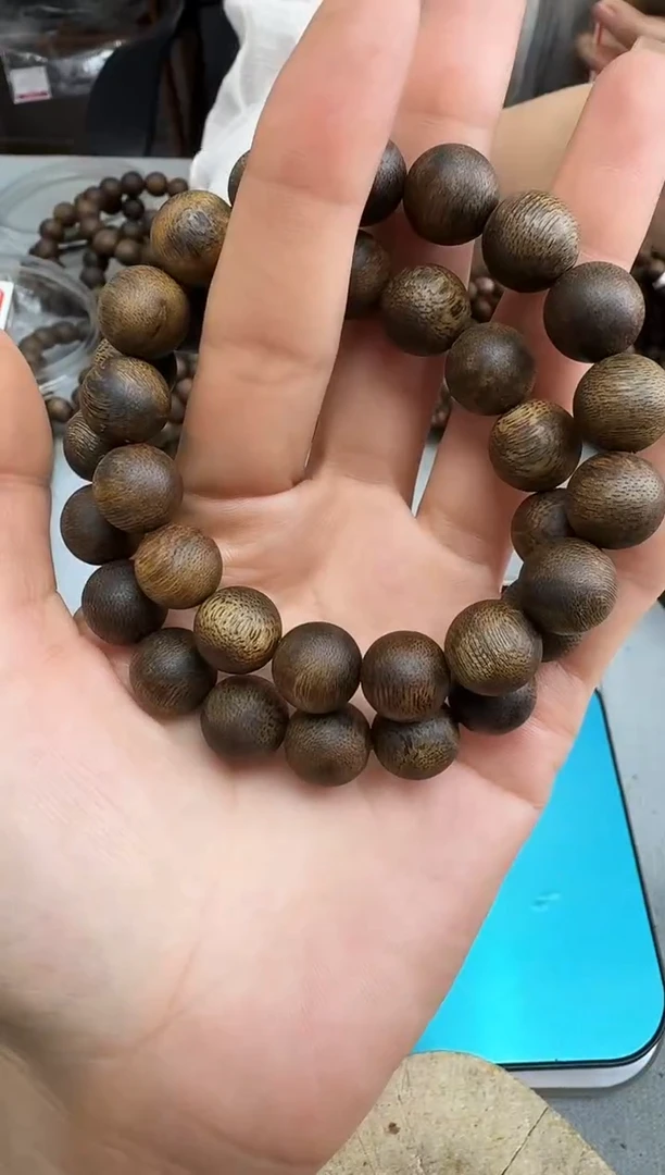 沉香手串1214紫棋圆珠单圈多样性发一