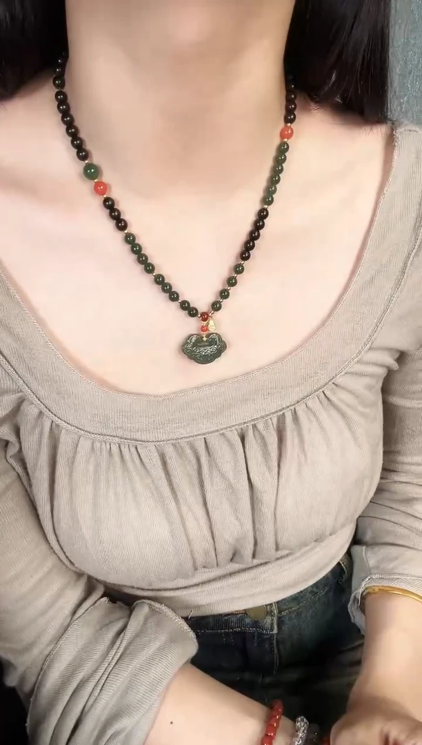 檀香紫檀（小叶紫檀）手串/手链紫檀如意套链