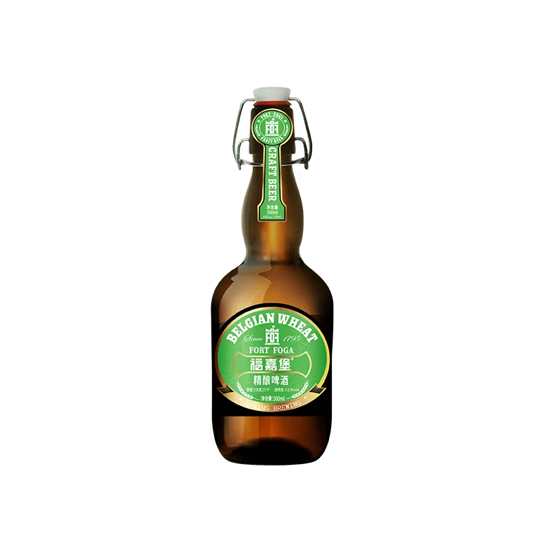 福嘉堡德式精酿白啤500ml*6摇摆盖买1送1到手12瓶