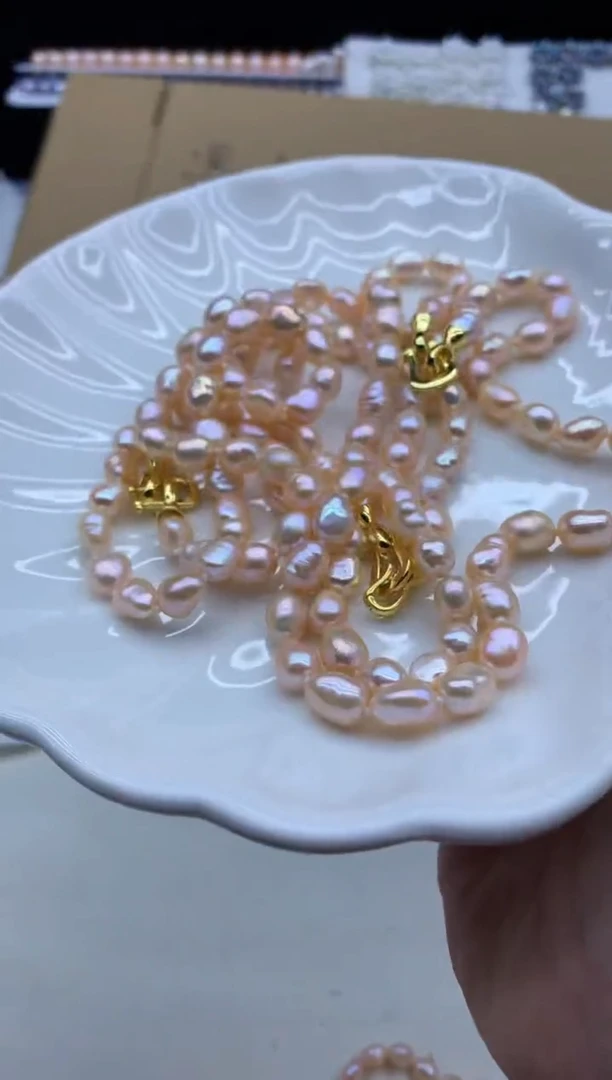 【闪购商品】淡水珍珠颈饰未镶嵌淡水珍珠项链多样性发其一