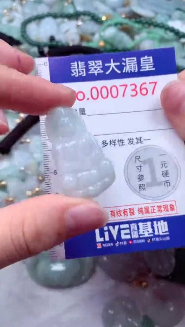 吊坠(不含链)未镶嵌翡翠7367