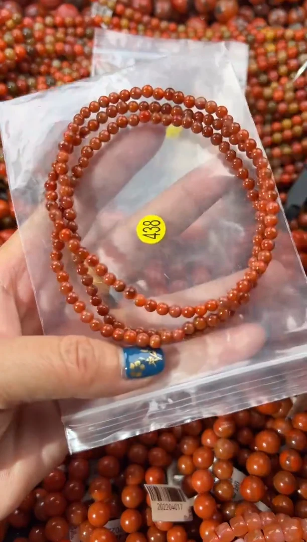 未镶嵌手串南红玛瑙4+