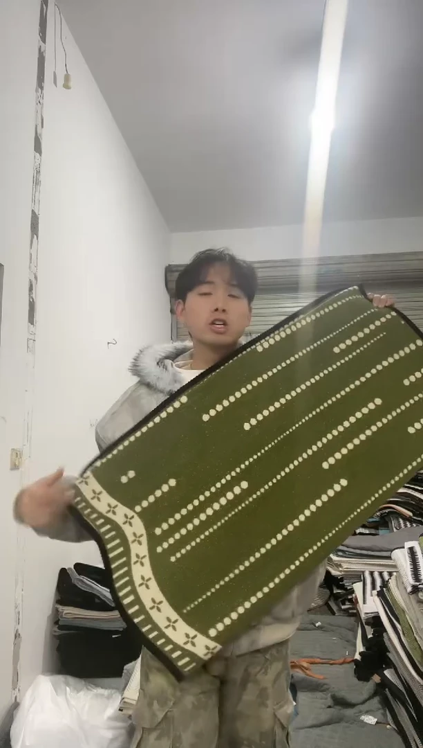 雪尼尔90*180  绿色