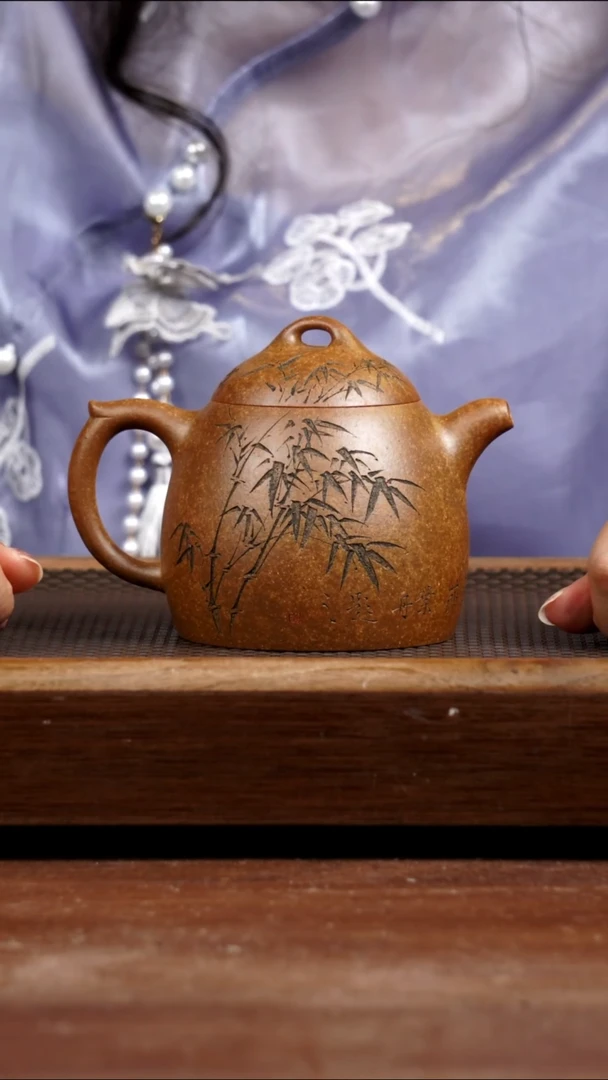 茶壶紫砂龙骨金砂秦权400CC