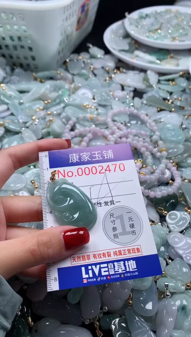 翡翠未镶嵌吊坠(不含链)2470