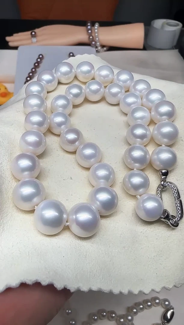 颈饰银S925镶嵌淡水珍珠银S925镶嵌 淡水珍珠