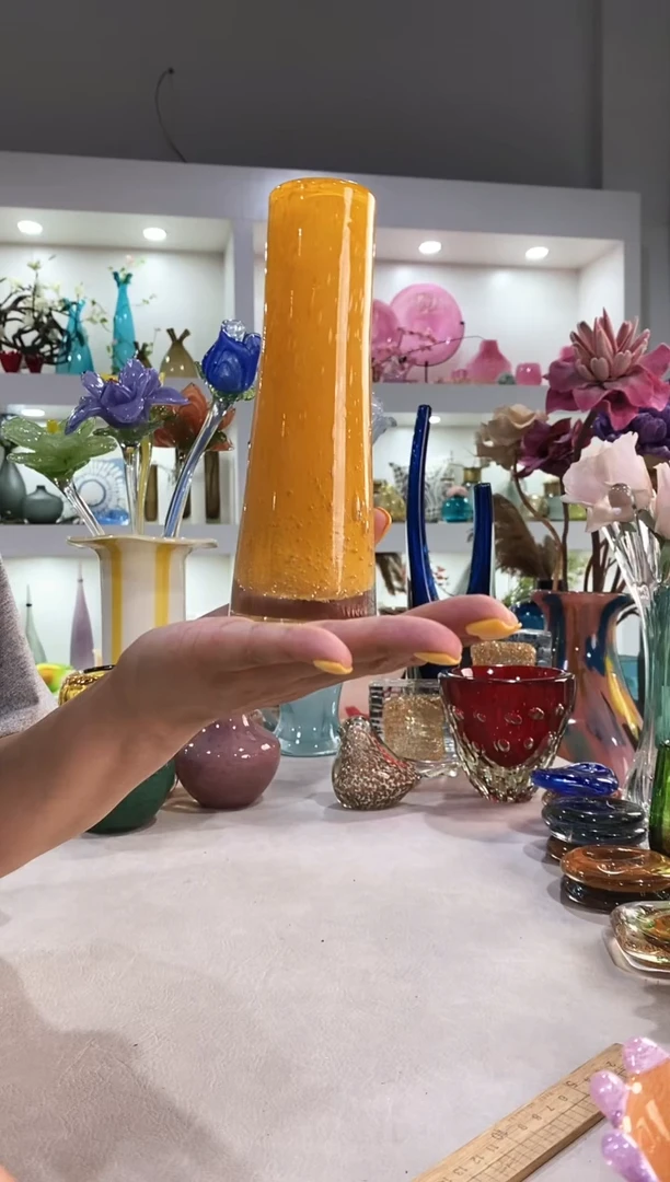 慕忆家手作琉璃花瓶