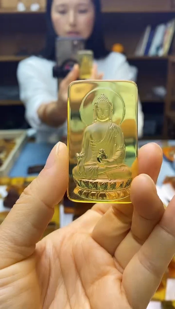 琥珀颈饰未镶嵌SN90-5（药师佛）