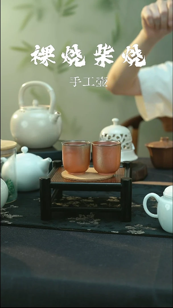 全品 柴烧款 对杯