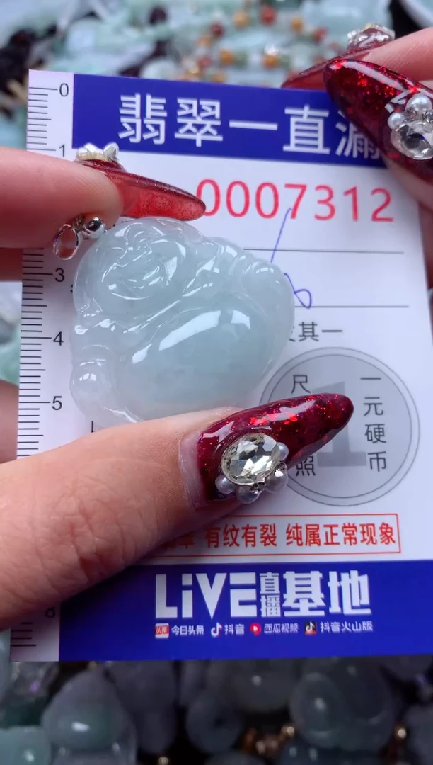 吊坠(不含链)未镶嵌翡翠7312